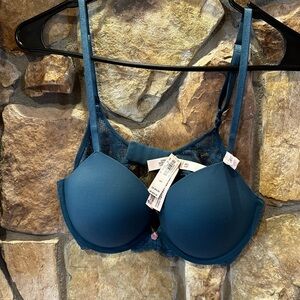 Victoria secret teal push up bra 34c